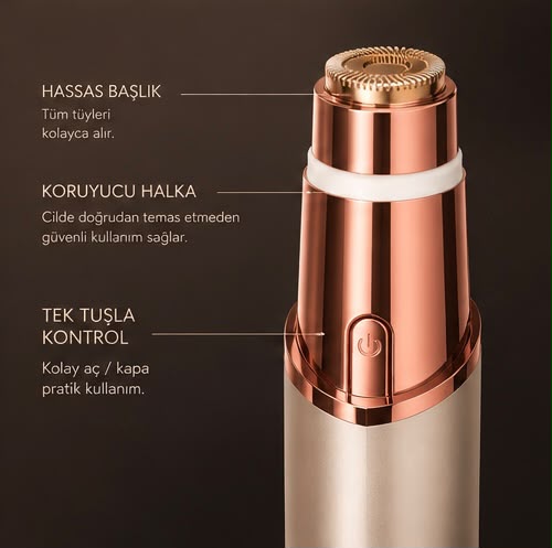 Cianova Kaş & Yüz Tüy Alma Makinesi