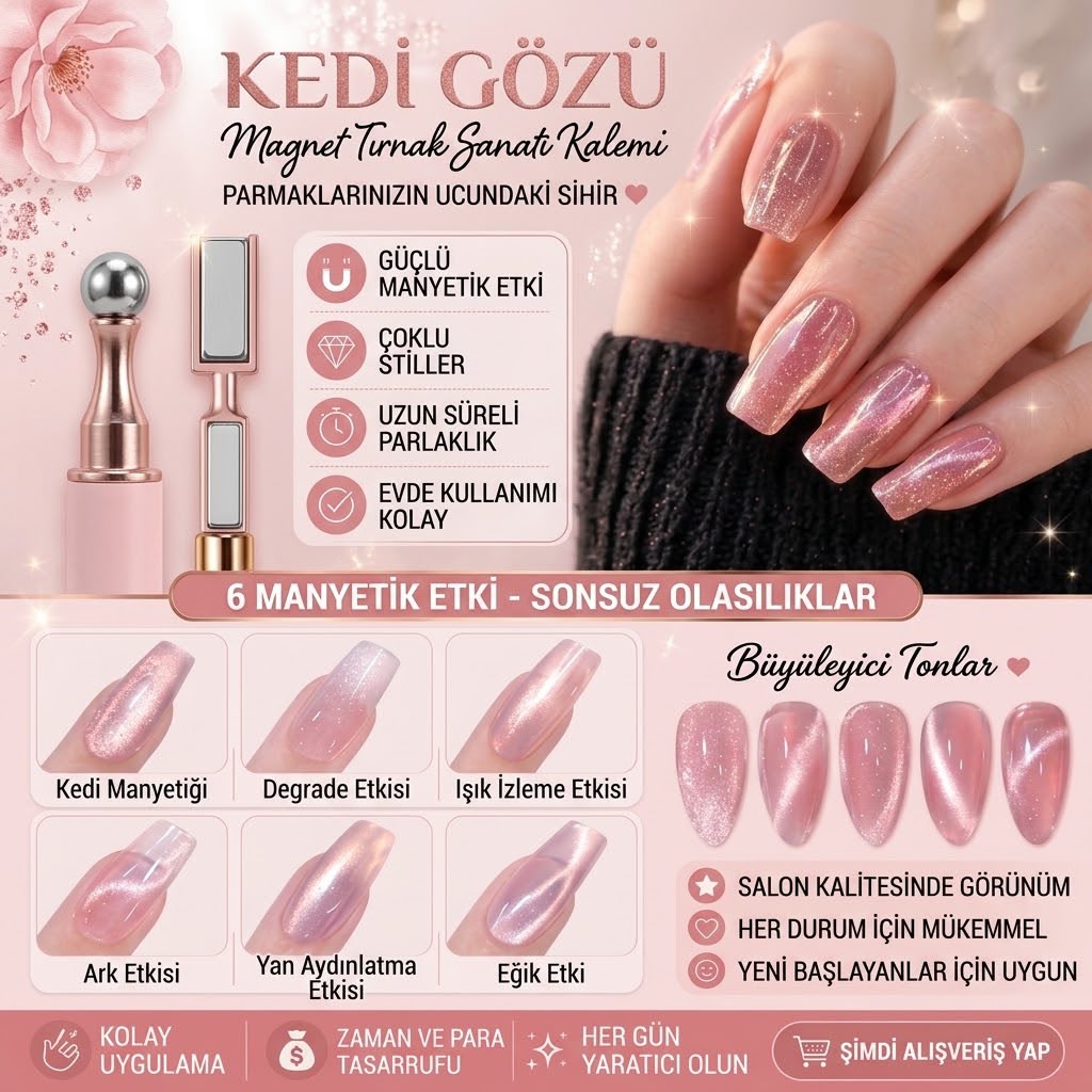 NailBox™ Kedi Gözü Kalıcı Oje Kalemi
